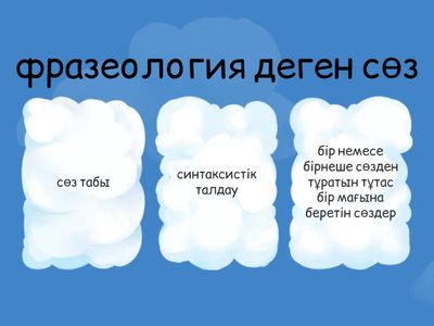 Фразеология 