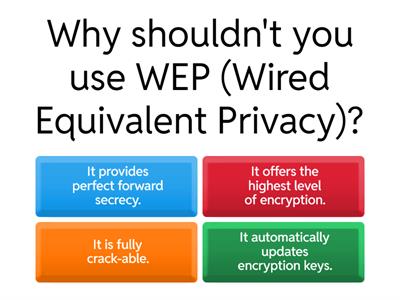 Security+ Wordwall Quiz #3