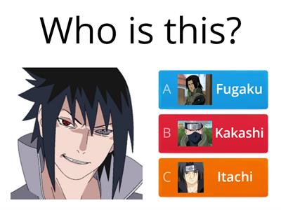 Guess the naruto charcter