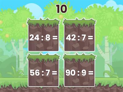 Таблица деления