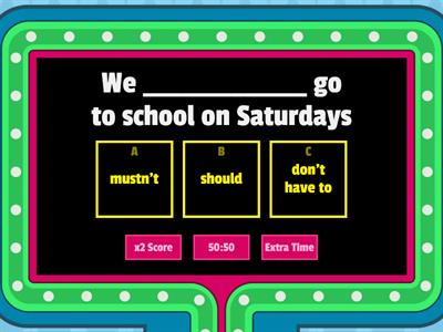 Modals verbs - obligation