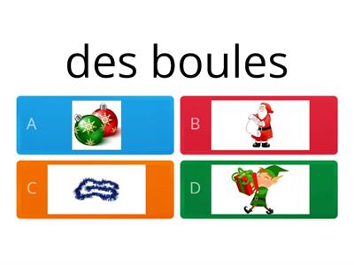 C'est Noël! (vocabulaire)