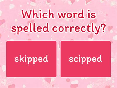 5.4 Which word is spelled correctly?