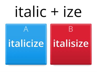 Barton 6.7.2  Tricky Vowel Suffixes