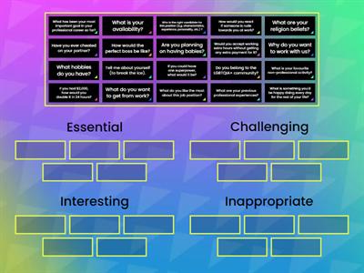 EC I3 M1 - Job Interview Questions