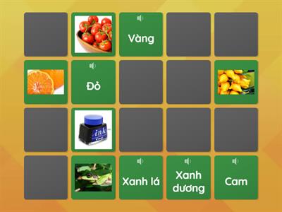 越南語顏色單字