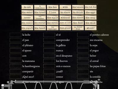 Realidades 1-3A vocabulary 