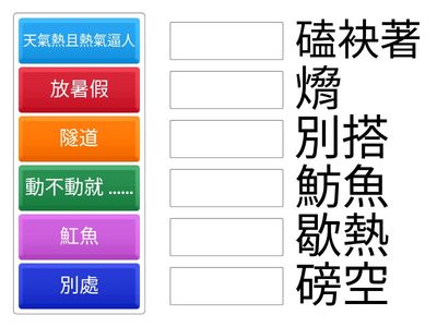 海生館語詞(第一階段)