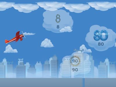 Numbers  Up to 100 airplane