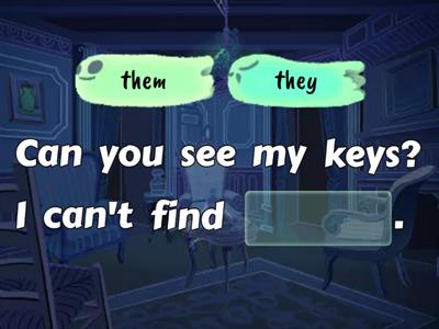 Personal object pronouns