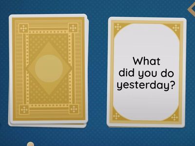 Everyday language- Select the right tense