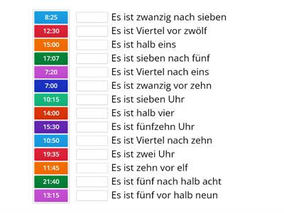   Wie spät ist es?