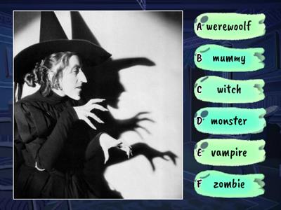 Scary Words - Halloween Vocabulary