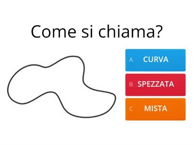 Copy of LE LINEE: come si chiamano? Come sono? Seleziona due risposte per ogni domanda