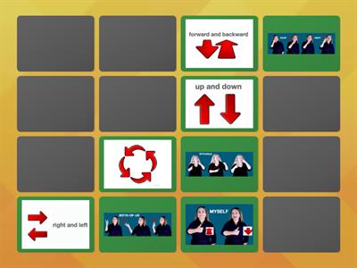 Deaf Child's Perspective: Movement Matching Game (3-6) Part I