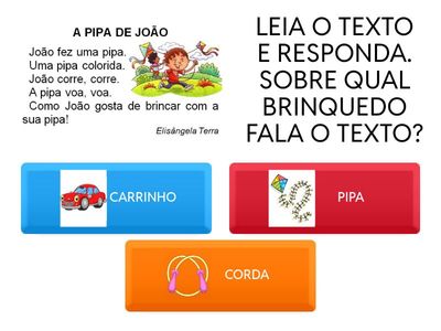 INTERPRETAÇÃO DE TEXTO 