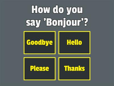 French to English Greetings and Introductions