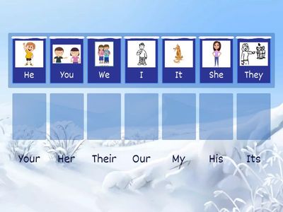  My, Your, His, Her 3rd grade SK