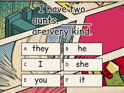 Subject Pronouns (2)