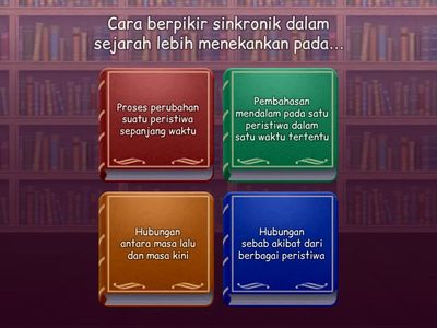 berpikir sejarah diakronik dan sinkronik