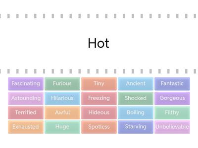 Lifestyle UE_U.10B: Extreme adjectives