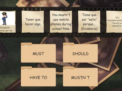 MODAL VERBS 2° ESO Must - Have to - Should - Mustn't