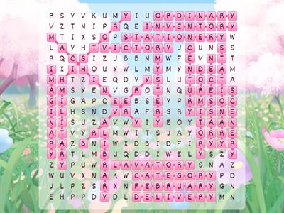 DR Sort 9 (Suffixes -ary, -ery, -ory)