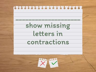 Commas, apostrophes and Quotation marks