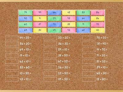 Recapitulation of adding double digit with 10s_grade 1