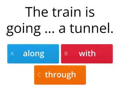 Prepositions of movement