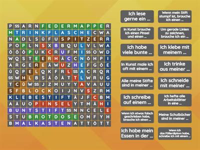 Meine Schulsachen DaF 