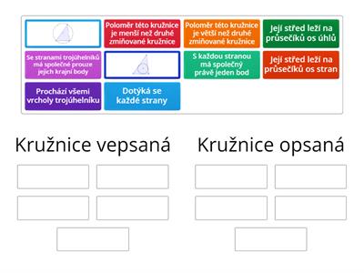 Kružnice vepsaná a opsaná trojúhelníku