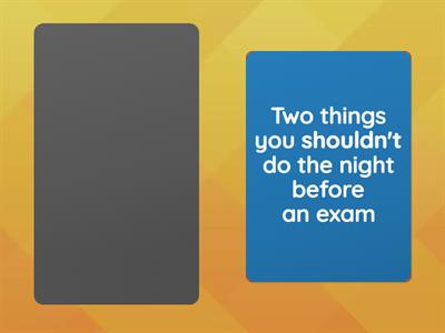 Modals should, must, have to 