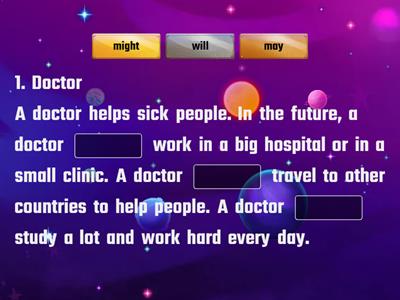 Jobs: May- Might- Will 