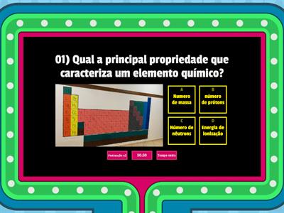 ELEMENTOS QUÍMICOS E TABELA PERIÓDICA