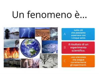 SCIENZE CLASSE TERZA - PRIMARIA