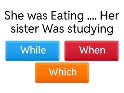 Past Progressive with While