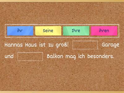 A1.3 Lektion 14: Possessivartikel