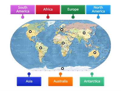 World map (Continents)trjho