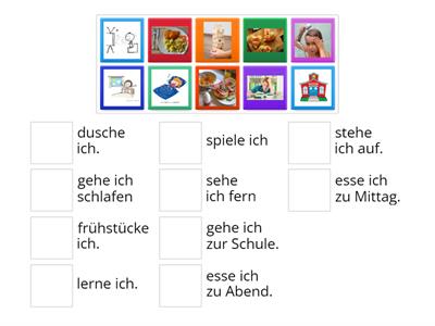 Tagesablauf: Jeden Tag