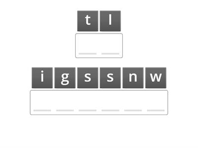 Warm up game: Spelling bee 