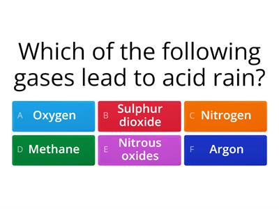 Quiz - pollution