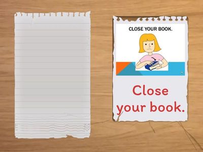 In The Classroom (Actions)  Dinle ve Tekrar et