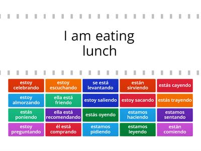 Present progressive tense-Spanish