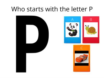 Letter P