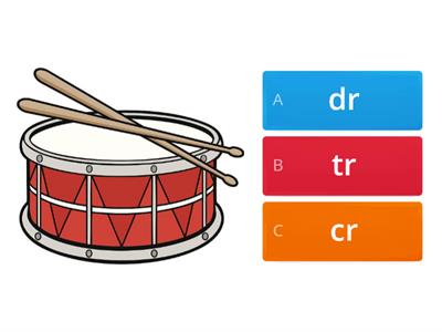 Consonant R Blends  Match