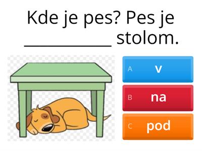 Predložky _Kde je pes? 