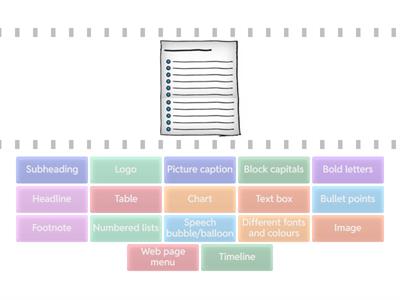 Organisational features