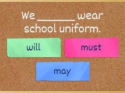 Using high modality  words