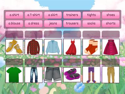 4 класс Clothes 1 часть